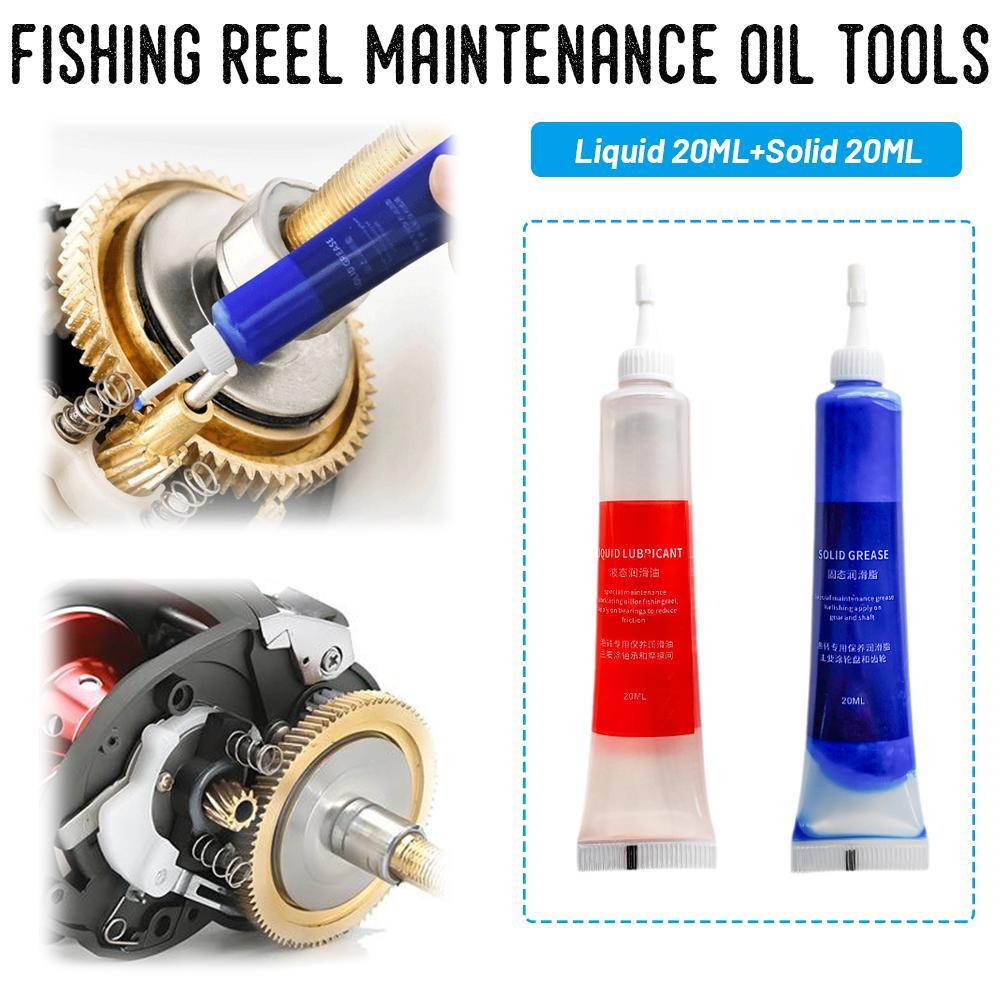 Reel Repair Kit - Protective Grease (20ml) + Lubricant Oil