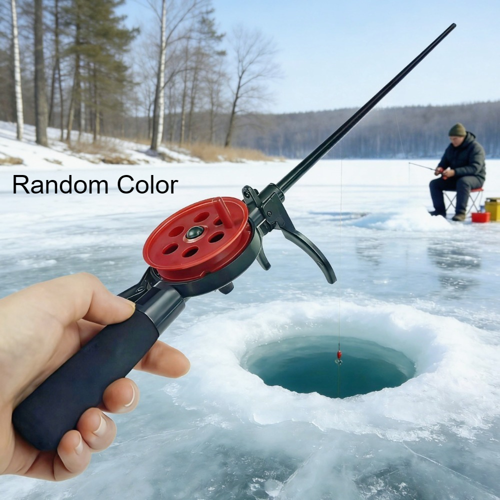 Ice Fishing Reel - 1pc 33.5cm Mini Ice Fishing Rod