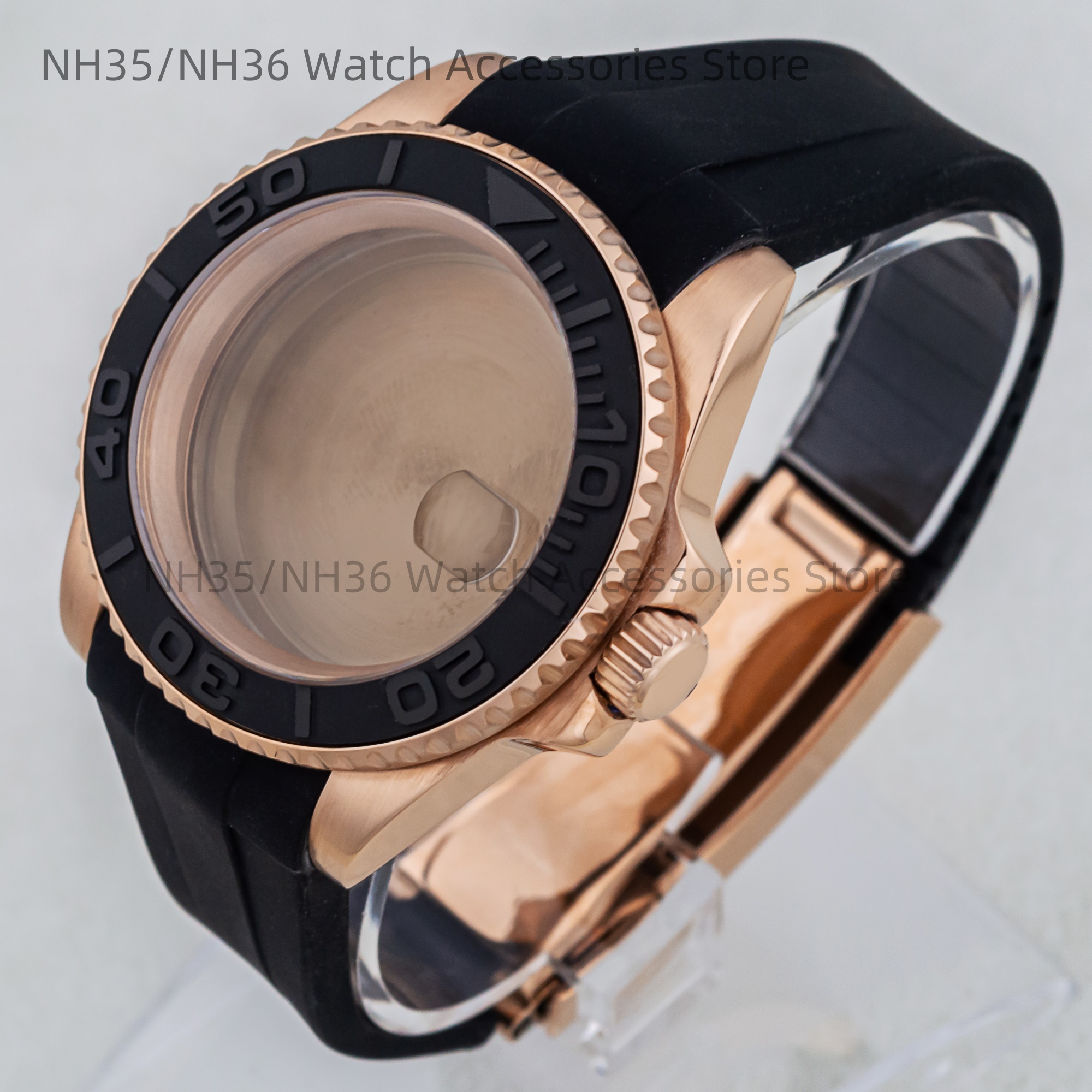 40mm Rose Gold Watch Case Cera - مراجعة Reel Case وسعره