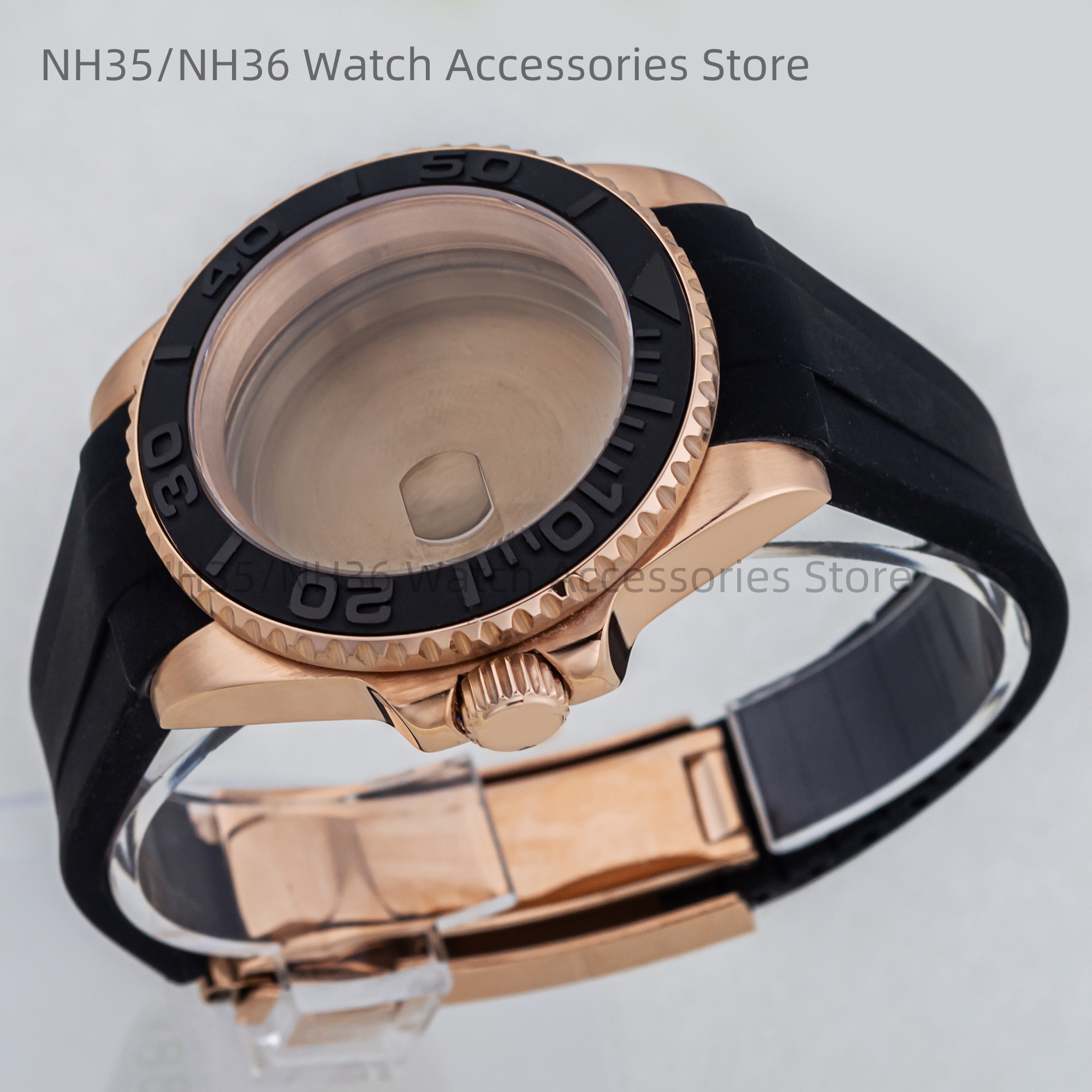 40mm Rose Gold Watch Case Cera - مراجعة Reel Case وسعره