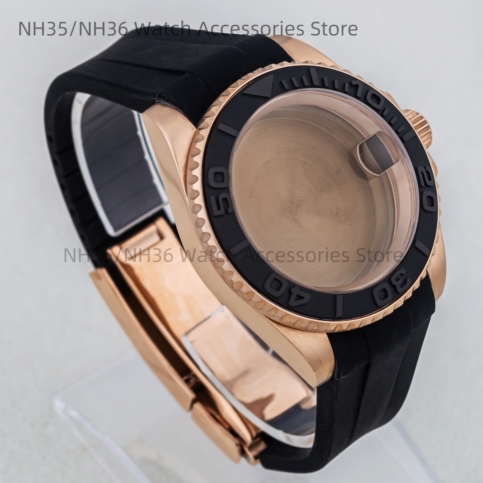 40mm Rose Gold Watch Case Cera - مراجعة Reel Case وسعره