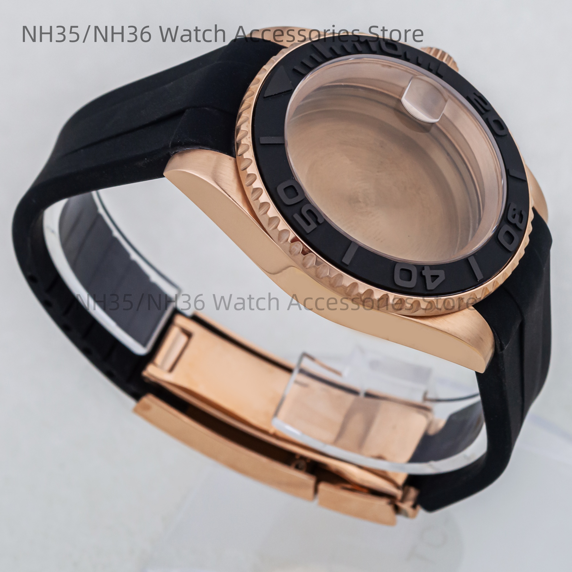 40mm Rose Gold Watch Case Cera - مراجعة Reel Case وسعره