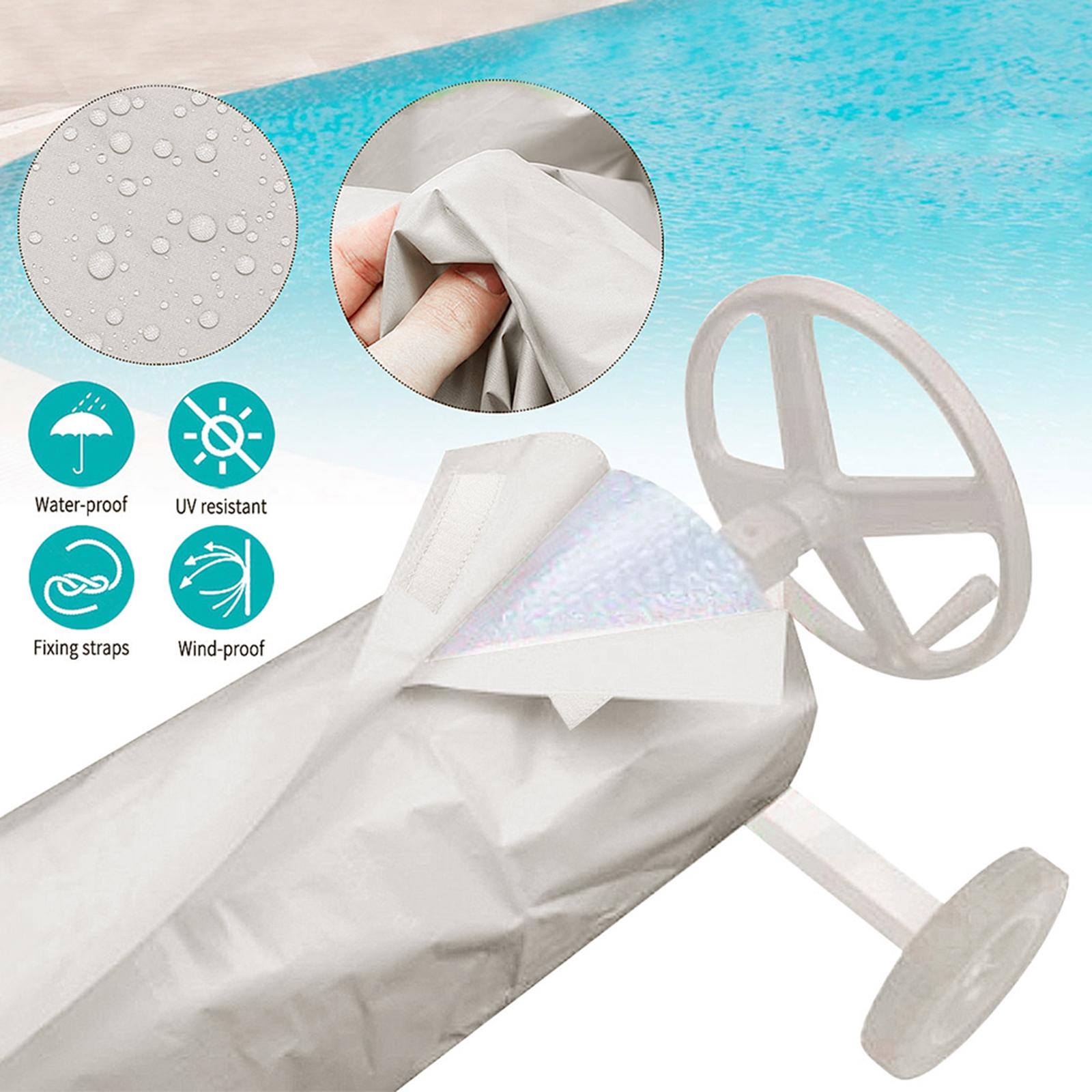 Swimming Pool Blanket Reel Rol - مراجعة Reel Cover وسعره