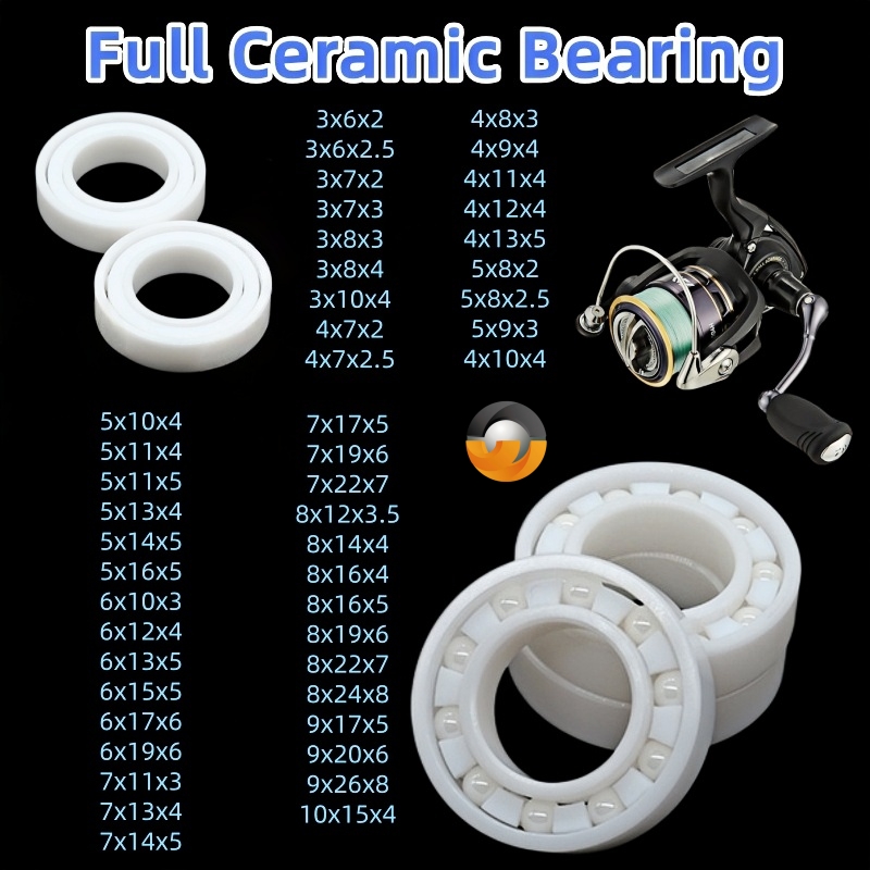 1pc MR84CE Full Zirconia Ceram - مراجعة Fly Reel وسعره