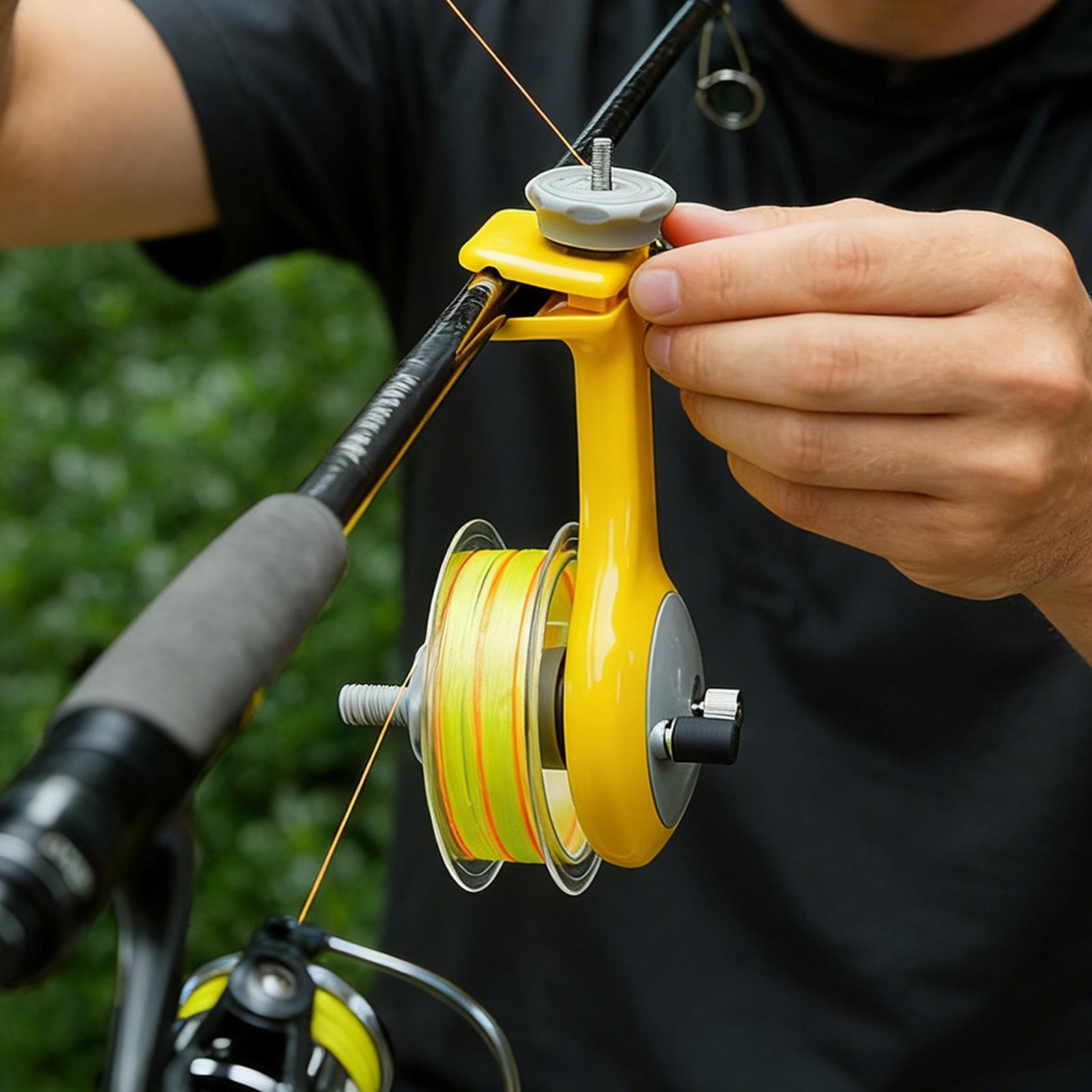 Fishing Line Spooler with Clam - مراجعة Ice Fishing Reel وسعره