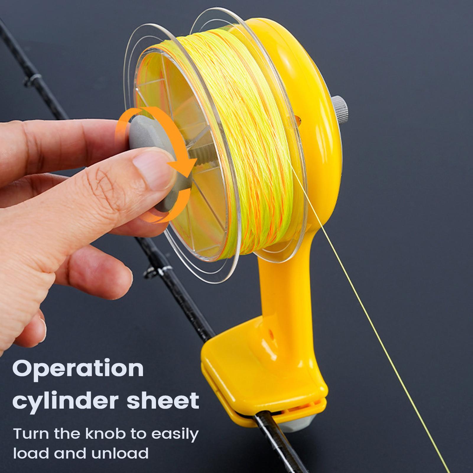 Fishing Line Spooler with Clam - مراجعة Ice Fishing Reel وسعره