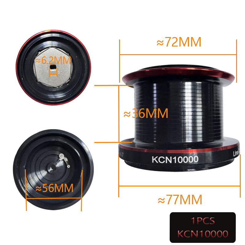 KCN6000 KCN8000 KCN10000 Spare - مراجعة Reel Spare Spool وسعره