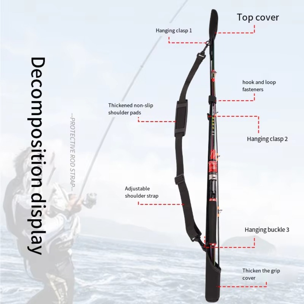 Adjustable Fishing Rod Storage - مراجعة Reel Cover وسعره