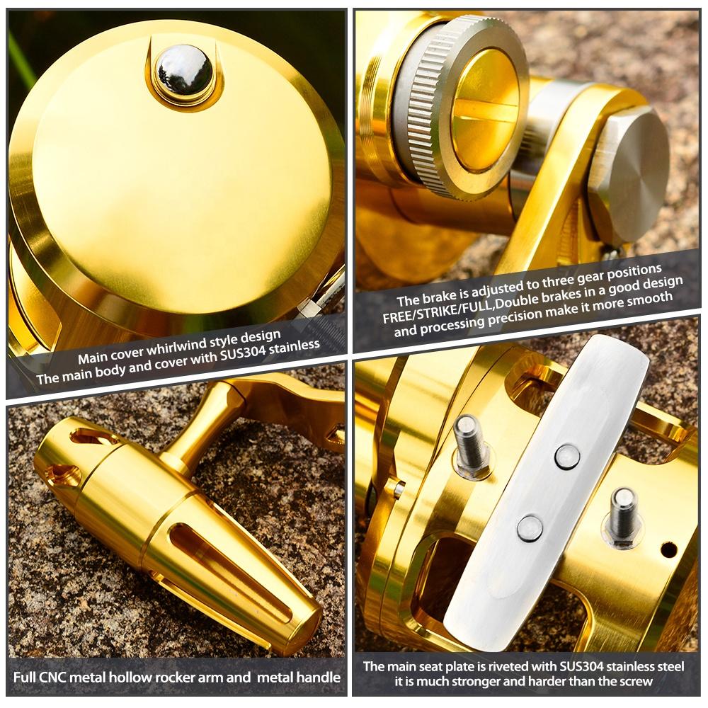 PRO BEROS Trolling Reel 5.7:1  - مراجعة Reel Handle وسعره