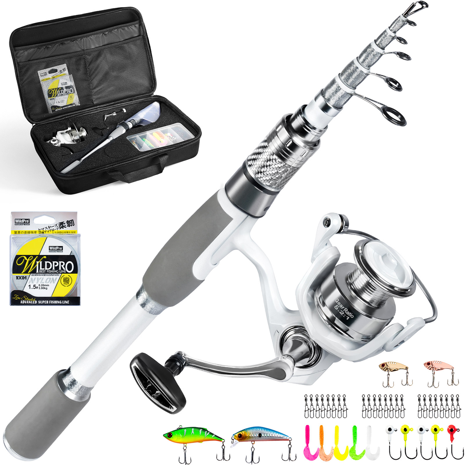 Ghosthorn Fishing Rod And Reel - مراجعة Reel Bag وسعره