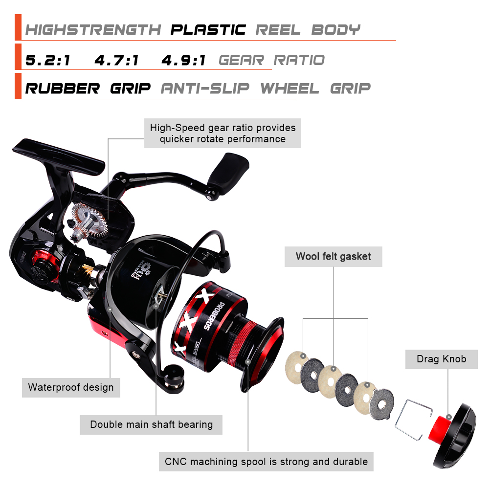 PROBEROS Spinning Reel 9-23KG  - مراجعة Surf Reel وسعره