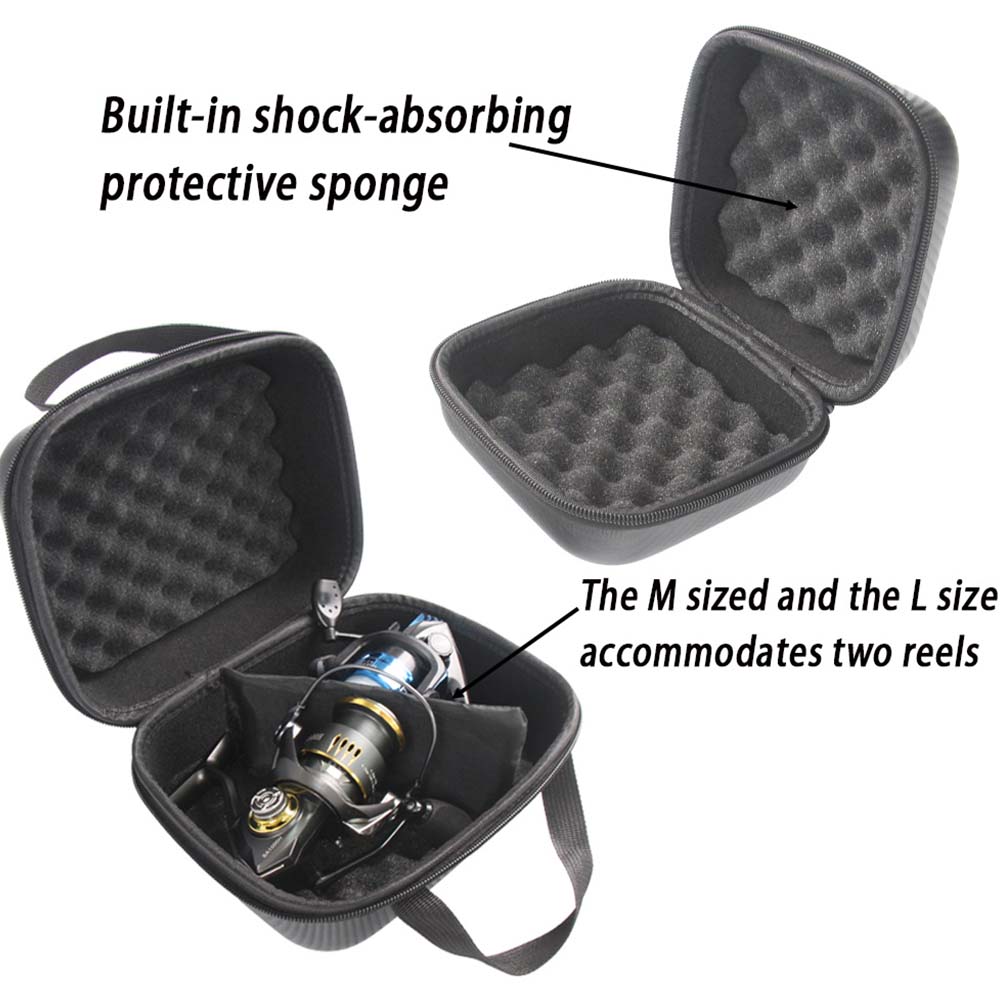 JSFUN Fishing Reel Case S/M/L  - مراجعة Spincast Reel وسعره