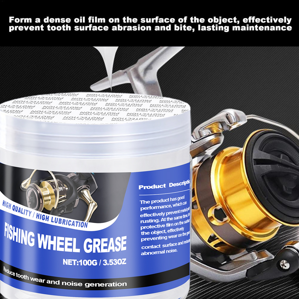 50g /100g Fishing Reel Grease  - مراجعة Reel Grease وسعره