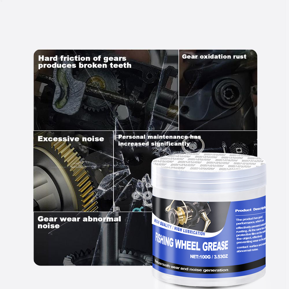 50g /100g Fishing Reel Grease  - مراجعة Reel Grease وسعره