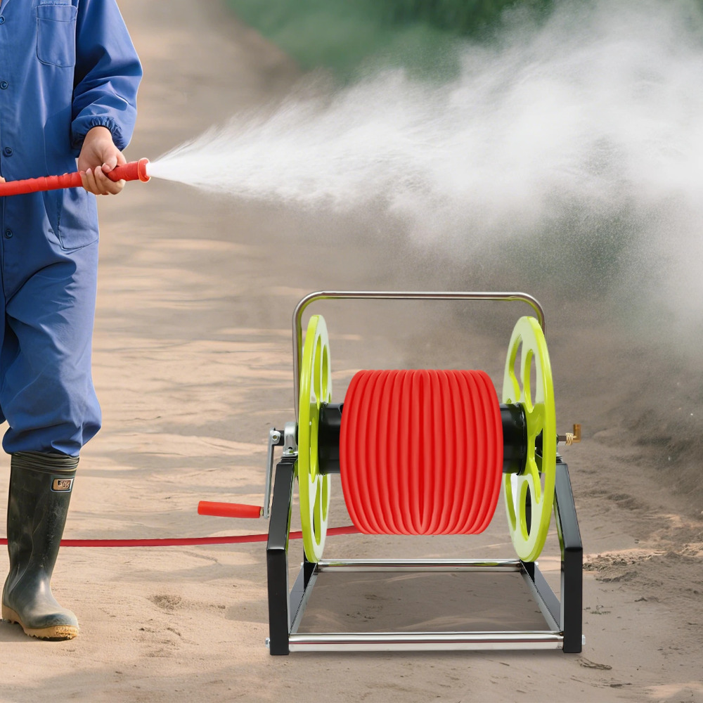 Garden Hose Reel, 360° Wall Mo - مراجعة Reel Handle وسعره