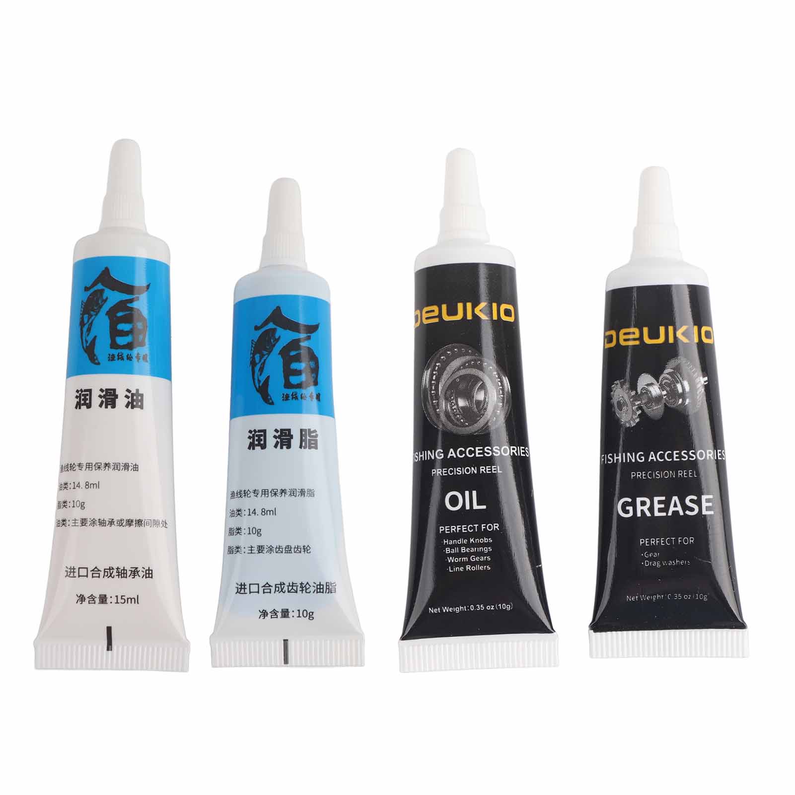 New 2Pcs Fishing Reel Oil and  - مراجعة Reel Grease وسعره