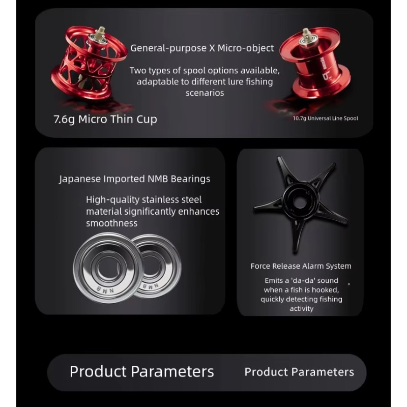 P1 Casting Reel, 7.3:1 Gear Ra - مراجعة Reel Handle وسعره