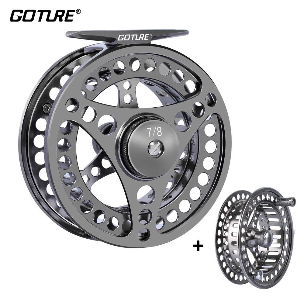 Goture Fly Fishing Reel 3/4 5/ - مراجعة Reel Spare Spool وسعره