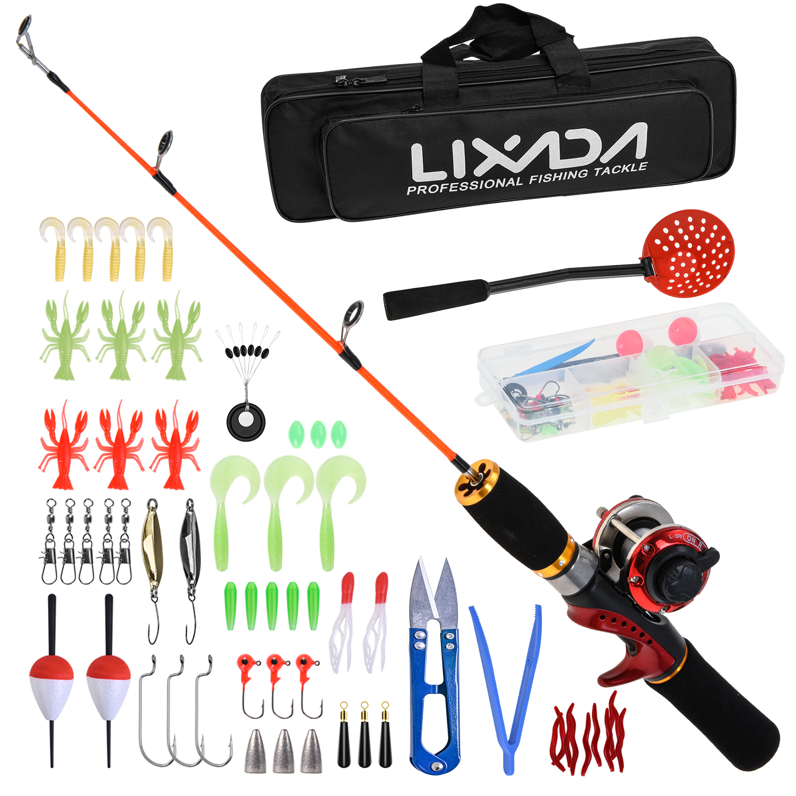 Ice Fishing Rod Reel Combo Com - مراجعة Ice Fishing Reel وسعره