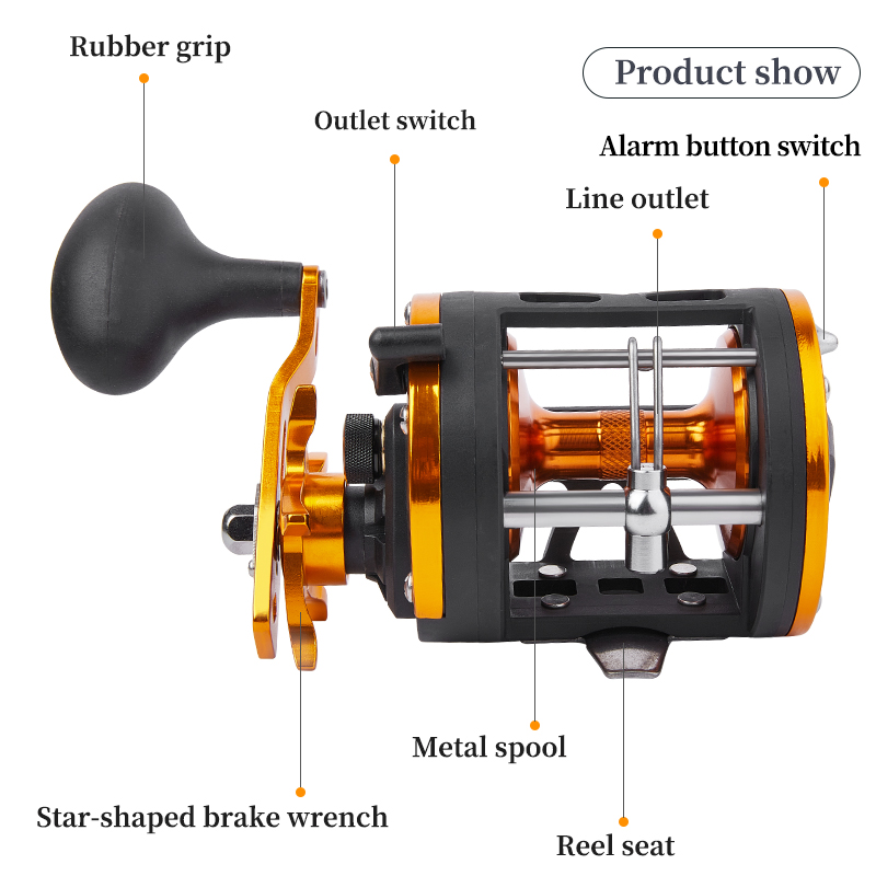 BILLINGS Trolling Drum Reel 33 - مراجعة Trolling Reel وسعره