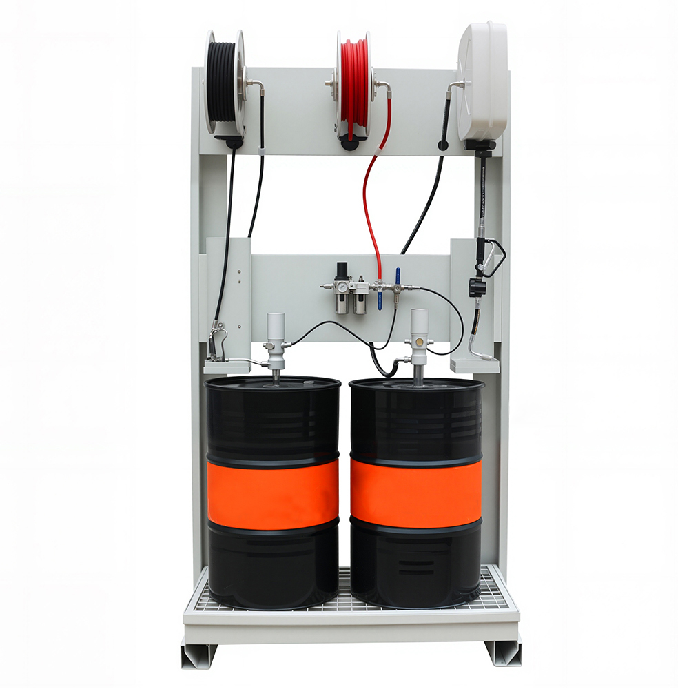 Automatic Pneumatic Lube Drum  - مراجعة Reel Grease وسعره