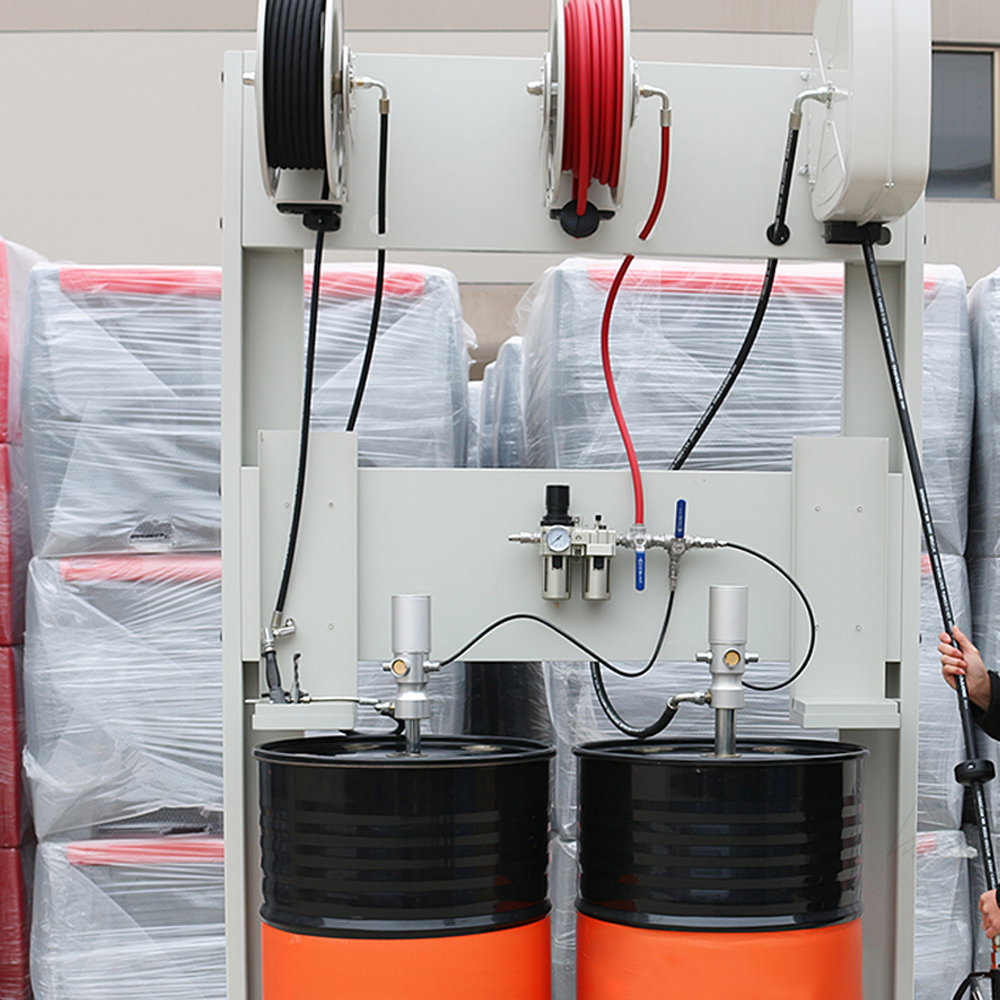 Automatic Pneumatic Lube Drum  - مراجعة Reel Grease وسعره
