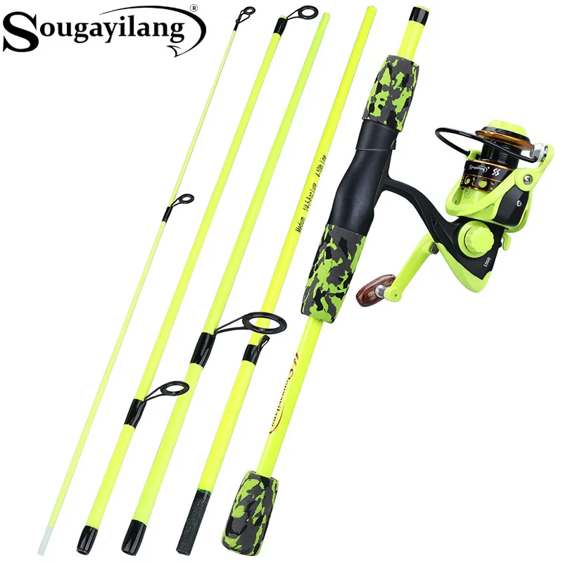 Sougayilang Portable 5 Section - مراجعة Spincast Reel وسعره