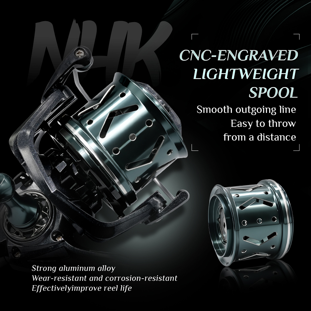 NHK 8000-14000 Spinning Reels  - مراجعة Spinning Reel وسعره