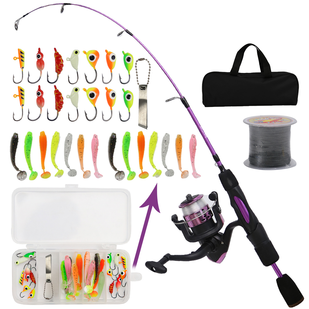 Ice Fishing Rod Reel Combo 68c - مراجعة Ice Fishing Reel وسعره