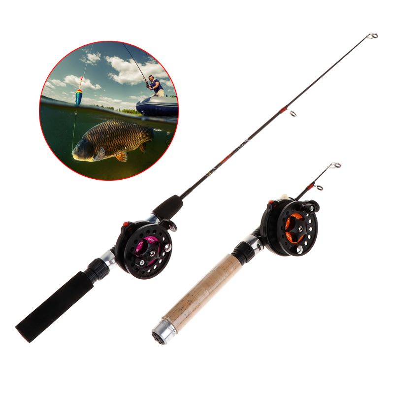 YD61 1 Set Fishing Rod With Fi - مراجعة Ice Fishing Reel وسعره