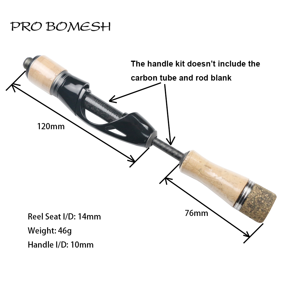 Pro Bomesh 1 Set Cork Handle S - مراجعة Ice Fishing Reel وسعره