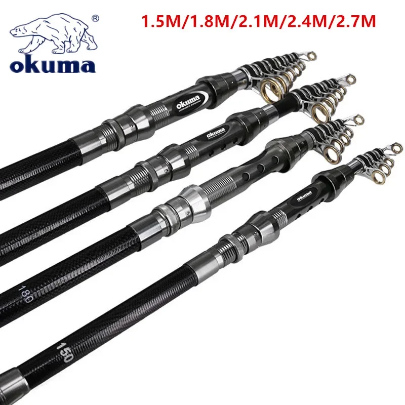 OKUMA New Carbon Rock Rod 1.5M - مراجعة Surf Reel وسعره