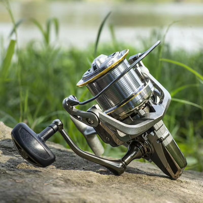 Metal Big Spinning Fishing Ree - مراجعة Surf Reel وسعره
