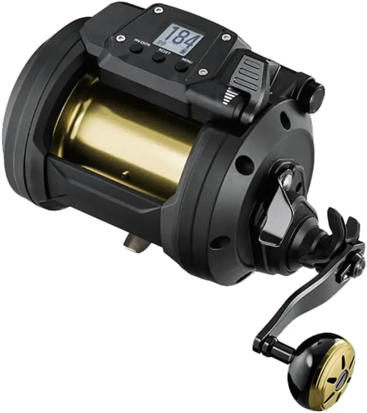 Black Daiwa TANACOM1000 Dendoh - مراجعة Fly Reel وسعره