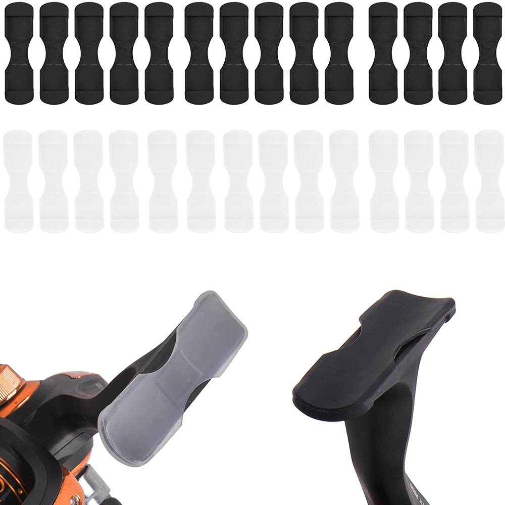 40/100Pcs Rubber Fishing reel  - مراجعة Trolling Reel وسعره