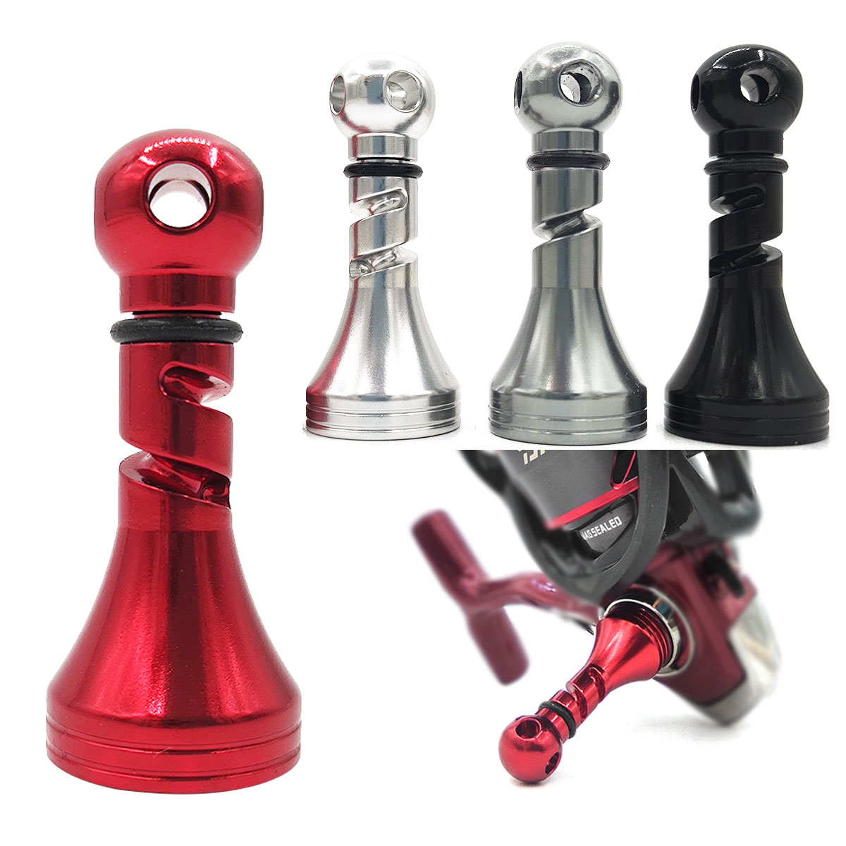 Fishing Reel Handle Stand for  - مراجعة Reel Drag Knob وسعره