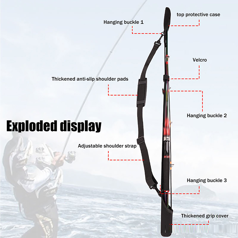 Portable Fishing Rod Shoulder  - مراجعة Reel Bag وسعره